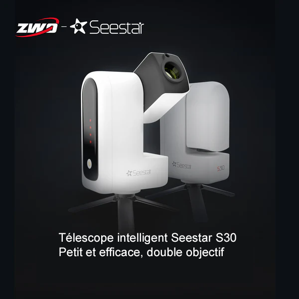 Télescope Seestar S30 ZWO All-in-One | Loisirs Plaisirs